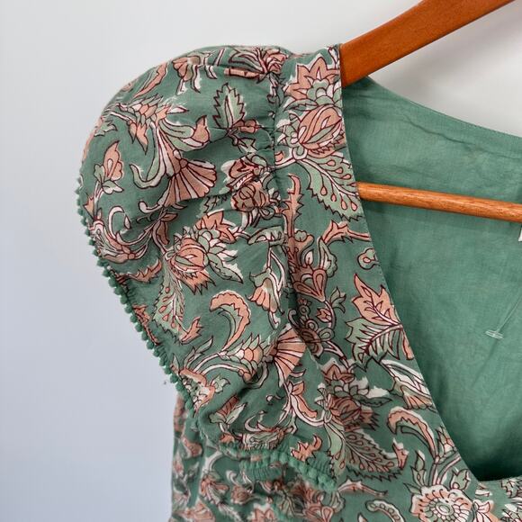 SAYLOR Ruffle Shouler Darya Maxi Dress // S - Picture 5 of 12